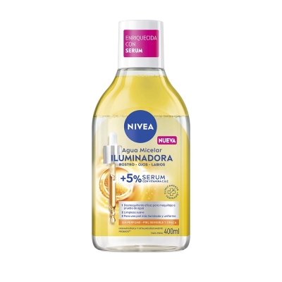 Agua Micelar Nivea Iluminadora Con Serum x400ml