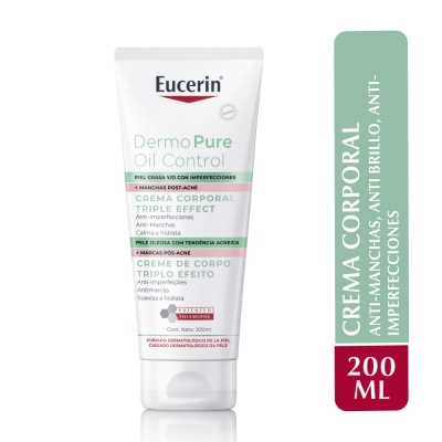 Crema Corporal Eucerin Dermopure Piel Grasa x 200 ml