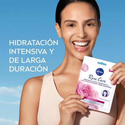 Mascara Facial Nivea Rosa Care x1 Unidad