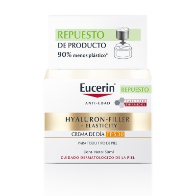 Crema de día Eucerin HYALURON-FILLER + Elasticity FPS 30 Refill x50ml