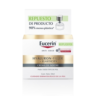 Crema de noche Eucerin HYALURON-FILLER + Elasticity Refill x50ml