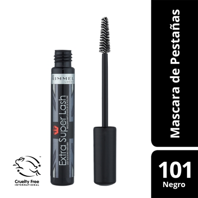  Mascara De Pestañas Rimmel London Extrasuper Lash Building Black x8ml