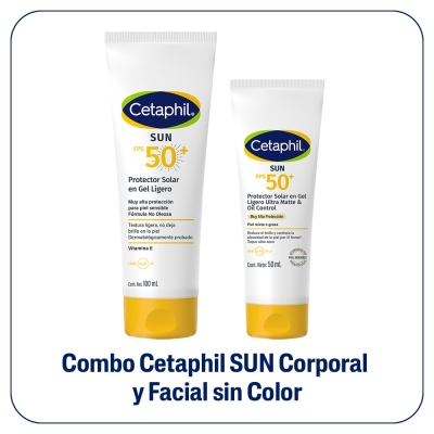 Combo SUN Protector Solar Facial Oil Control FPS 50 + SUN Protector Solar Gel Corporal FPS 50