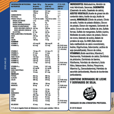 Ensure Advance Vainilla Polvo x400gr