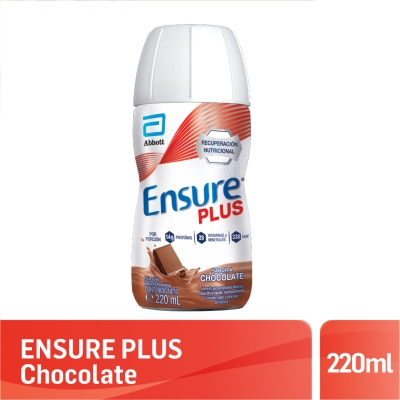 Suplemento Nutricional Ensure Plus Chocolate x220ml