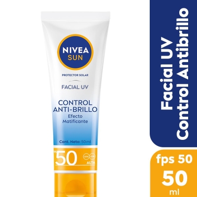 Protector solar facial NIVEA Control Anti-Brillo FPS 50 x50ml