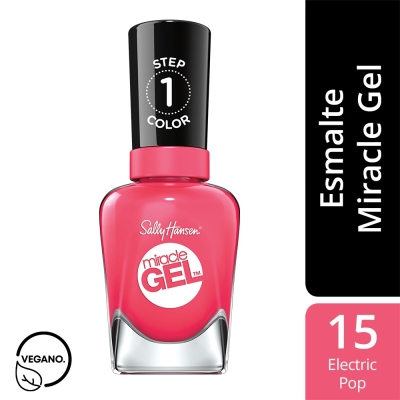 Esmalte Sally Hansen Miracle Gel Electric Pop 15 x14,7ml