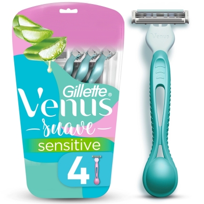 Maquina Afeitar Desechable Venus Simply 3 Sensitive x4un