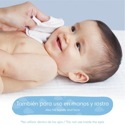 Toallas Humedas Pampers Wipes aroma bebe x48