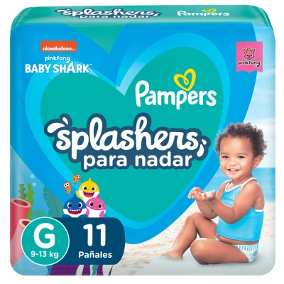 Pañales Pampers Splashers G x11 Unidades