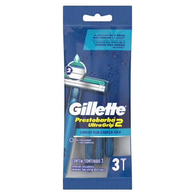 Maquina Afeitar Desechable Gillette x 3 Unidades Fixed