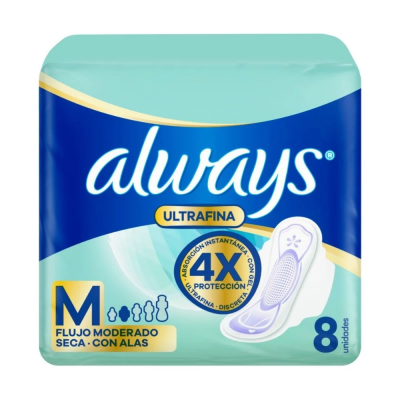 Toallas Femeninas Always Ultra Seca X8u