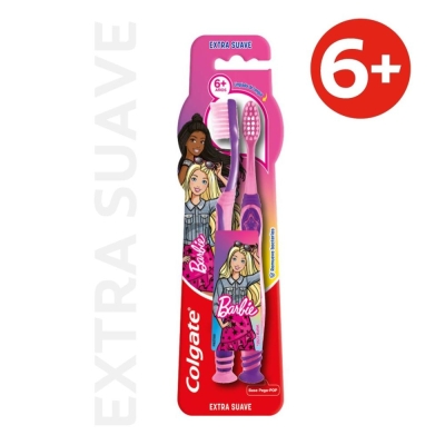 Cepillo de Dientes Colgate Smiles Barbie x2 Unidades