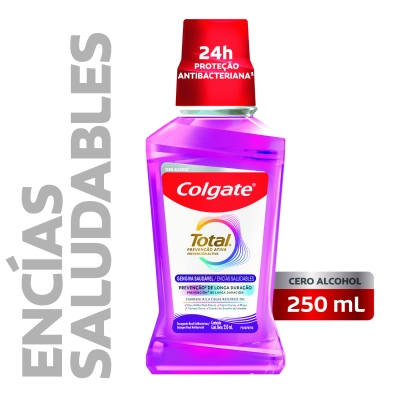 Enjuague Bucal Colgate Total Encías Saludables x250 Ml
