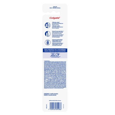 Cepillo Dental Colgate Pro Cuidado Carbon Bipack x2