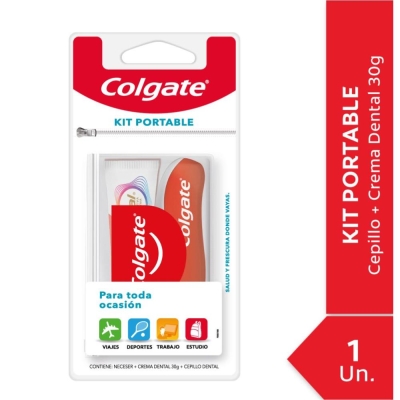 Cepillo Dental Colgate Portable + Crema Anticaries x 30 gr