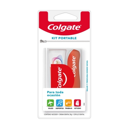 Cepillo Dental Colgate Portable + Crema Anticaries x 30 gr