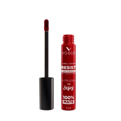 Labial Liquido Mate Vogue Resist Tono Poderosa