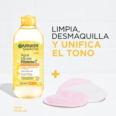 Agua Micelar Garnier Skinactive Vitamina C x400ml