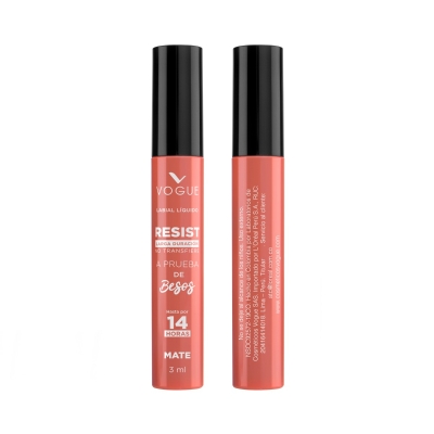 Labial Liquido Mate Vogue Resist Tono Elegante