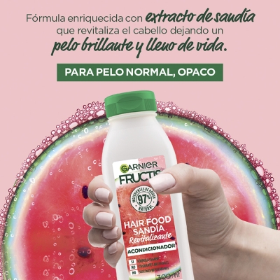Acondicionador Fructis Hair Food Sandia x300ml