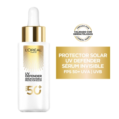 Serum Facial Loreal Defender Invisible FPS50+ x30ml