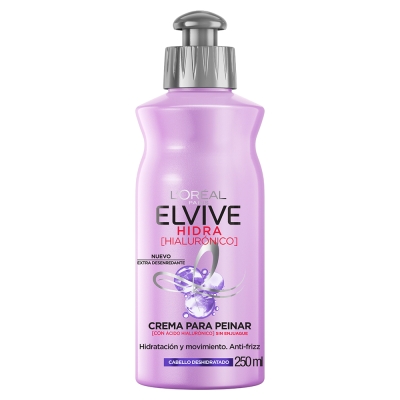 Crema Para Peinar Elvive Hidra hialuronico x250ml