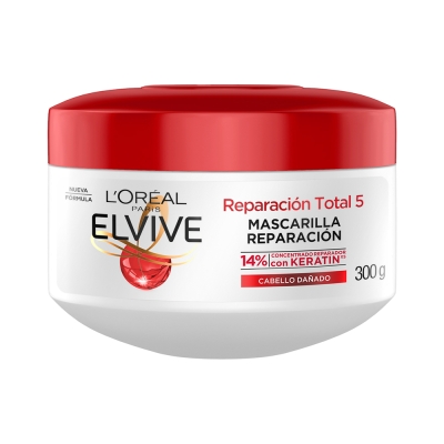 Tratamiento Capilar Elvive Rep Total 5 + Keratin x300ml