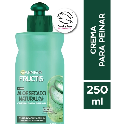 Crema Para Peinar Fructis Aloe Hidra Clean x250ml