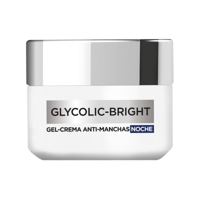 Gel Crema Noche Anti Manchas Glycolic Bright  L'Or&eacute;al Paris 
