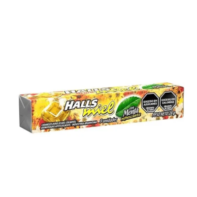 Halls Caramelos 28Grs Miel y Menta