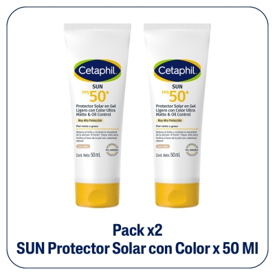 Cetaphil SUN Oil Control FPS50+ Color Pack x2