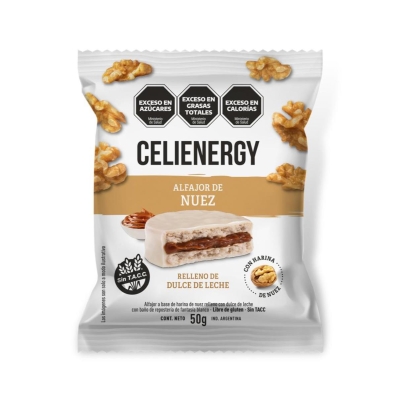 Celienergy Alfajor x50gr De nuez