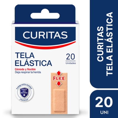 Apósito Adhesivo Curitas Tela Elástica x20un