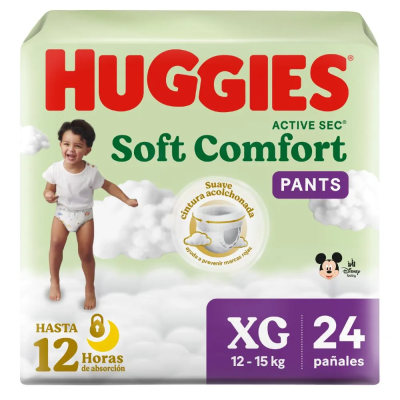 Pañales Huggies Pants Soft Comfort XG x24