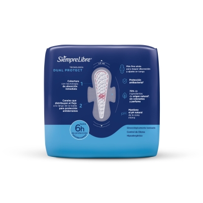 Toallas Femeninas Siempre Libre Tanga x8un