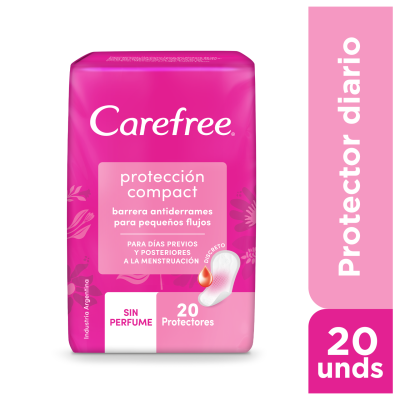 Protectores Diarios Carefree Proteccion Compact x20un