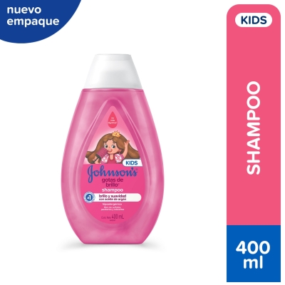 Shampoo Johnson Baby Gotas de brillo x400ml