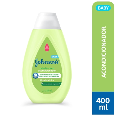 Acondicionador para bebé Johnson's Cabello Claro x400 ml.