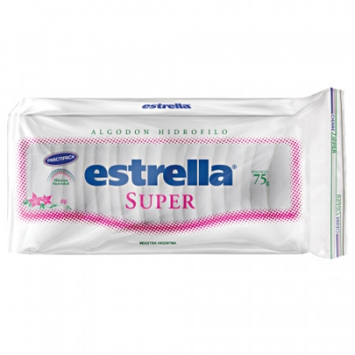 Algodón Estrella Súper Practipack x75gr