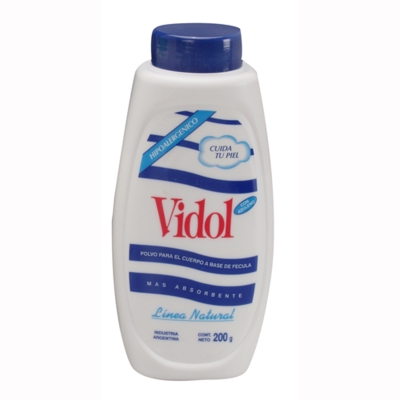 Polvo De Fécula Vidol Talquera x200gr