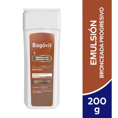 Autobronceante Bagovit Emulsión Hidratante x200gr