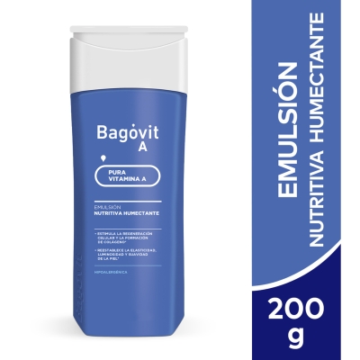 Emulsión Bagovit Nutritiva Humectante x200gr