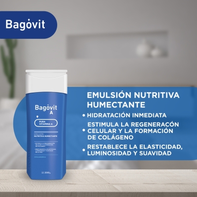 Emulsión Bagovit Nutritiva Humectante x200gr