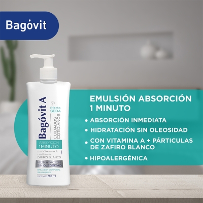 Crema Corporal Bagovit Efecto Seda x350ml