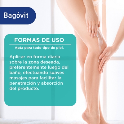 Crema Corporal Bagovit Efecto Seda x350ml