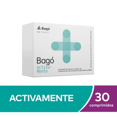 Suplemento Vitamínico Bago+ Activamente x30cmp