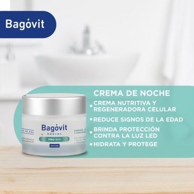 Crema Facial Bagovit Pro Bio Noche x50gr