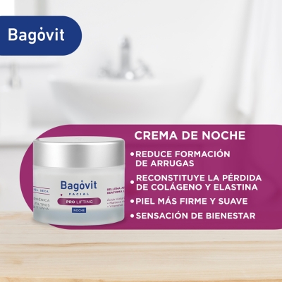 Crema Facial Bagovit Pro Lifting Noche x55gr
