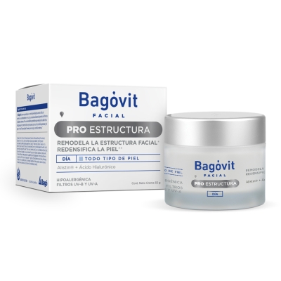 Crema Facial Bagovit Pro Estructura Día x55gr